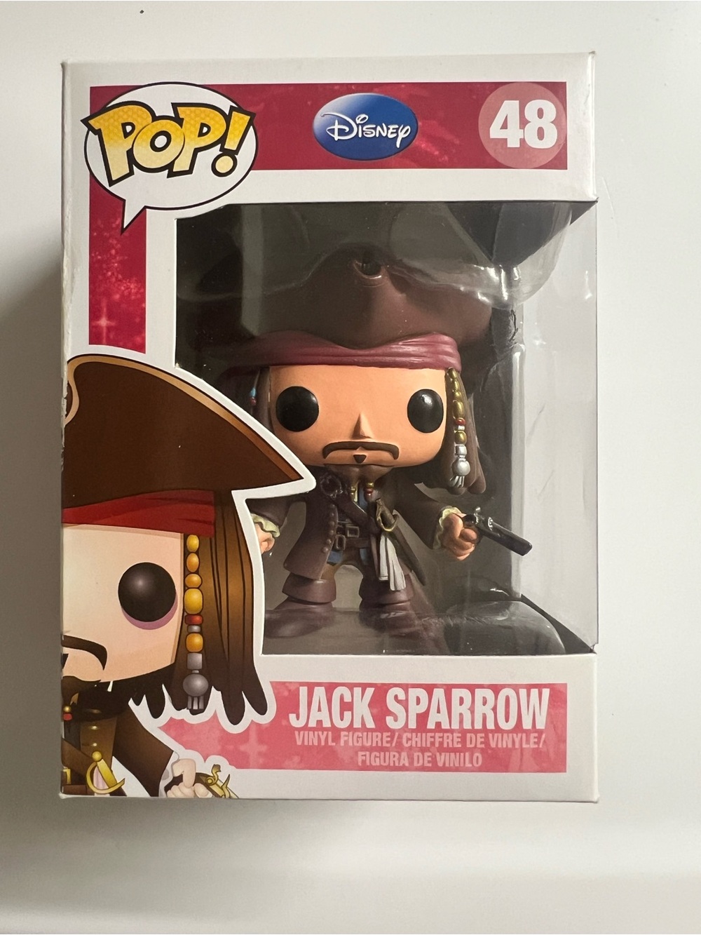 Funko Jack Sparrow Pop! Figure – Brown & Red